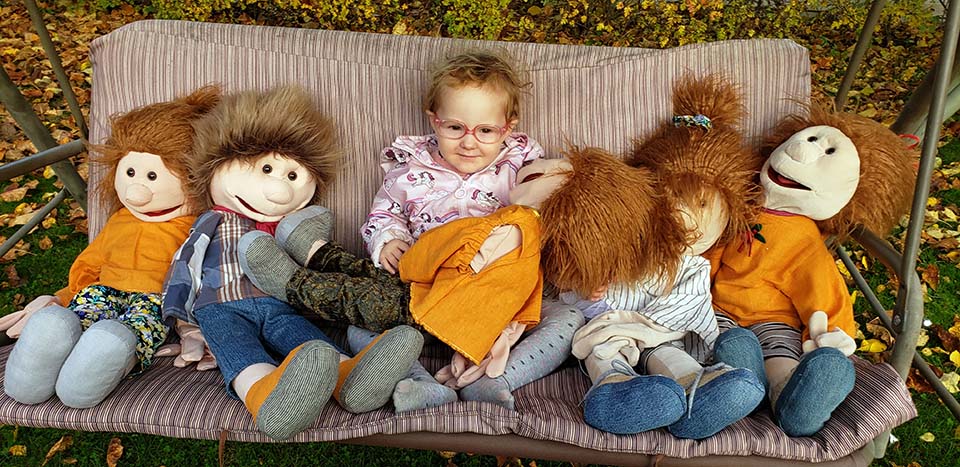 psichodramos lėlės, bendravimas su vaiku