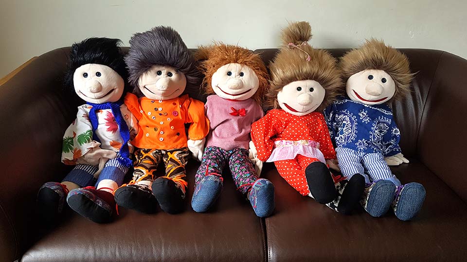 Psichodramos lėlės Šnekučiai